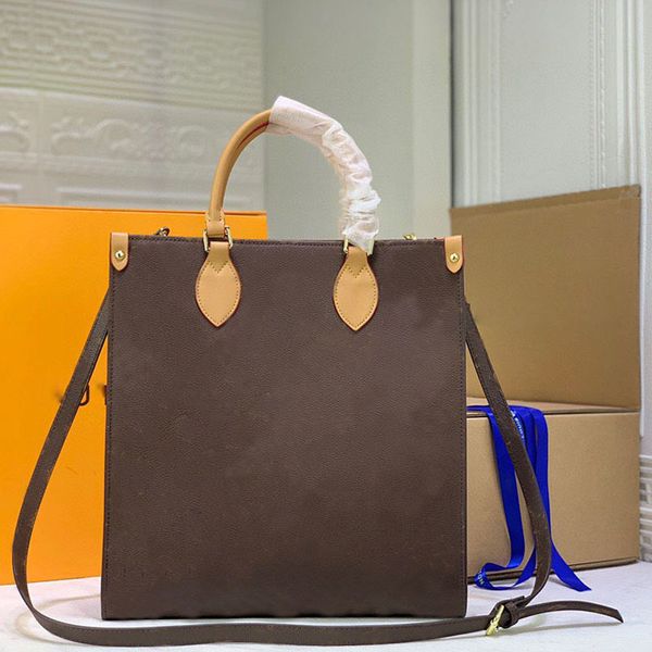 Luxurys designer sac à main grand sac fourre-tout épaule sacs à provisions classique vertical toile enduite organe sac à dos haute qualité fermeture à glissière interne