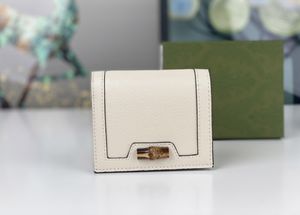 portefeuilles de créateurs de luxe hommes femmes porte-monnaie en bambou célèbre styliste G titulaire de la carte de haute qualité mode lettre marque embrayage vintage Ophidia sacs avec boîte d'origine