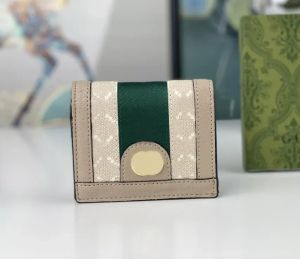 Luxe designer portemonnees Ophidia portemonnees heren dames korte kaarthouder mode Marmont clutch hoogwaardige claissc metalen letters teken tas originele doos
