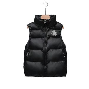 Gilets pour femmes hiver hommes et femmes veste chaude couleur unie vers le bas gilet sans manches classique doudoune décontracté chaud gilet manteau