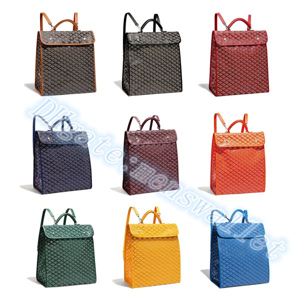 Luxurys Designers Bag Clamshell bookbags sac à dos CrossBody fourre-tout en cuir pour femme grande Mini pochette Toile d'épaule Sacs à dos voyage de luxe Motif imprimé