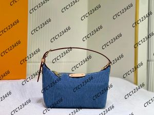 Sacs de créateurs de luxe Sacs à main Femmes Denim Mini Moon Sac à bandoulière