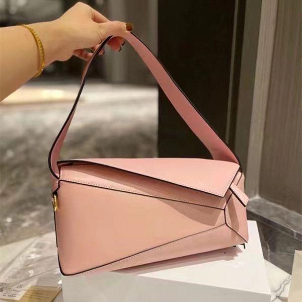 10A Top Geometría Bolsas Lujos Diseñadores Hombro Único Almohada Especial Crossbody Embrague Bolsos Messenger Mujeres Tote Bolso Cartera Geométrica Axila Dhgate