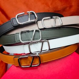 ceintures de créateurs de luxe ceinture de mode tendance lettres de ruban de longueur standard ceinture en cuir fin taille unique mode pour hommes et femmes 5 couleurs boucle lisse bonne