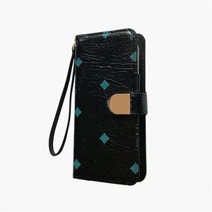 Luxurys diseñadores bolsas para teléfonos celulares casos universales billetera de bolsillo de tarjeta de hebilla magnética para iPhone 15 14 13 12 11 Pro Max Samsung Leather Fashion 11 Colors