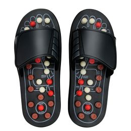 Luxurys Designers voeten massage slippers voet reflexology therapie walk stenen schoenen acupunctuur cobblestone massager