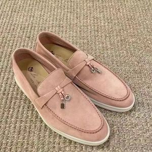 loro zomer Wandelschoen Charmes Mocassins luxe Designer Vrijetijdsschoen Geklede schoenen Kantoor Carrière platte loafer run Leer piana dames herenmode Outdoor wandelsneaker