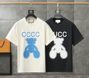 Luxurys Designers Men Dress fashions 100% algodón de manga corta Camiseta suelta tendencia niños de media manga letras simples para hombre camisas para mujer M-3XL # 33
