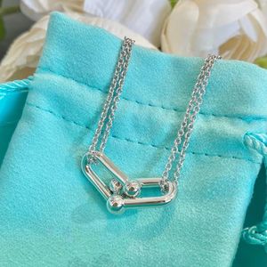 Luxurys Ontwerpers Ketting Hanger Hoefijzer Gesp Kettingen Voor Vrouwen Link Chain Mode-sieraden Accessoires 3 kleuren goed leuk