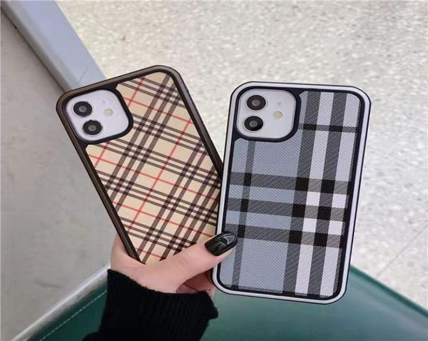 Luxurys diseñadores Case de teléfono para iPhone Case 7p 8p x XS XR XSMAX 11 11PRO 11PROMAX 12 12Mini 12PRO 12PROMAX Stripe popular All INC9195266