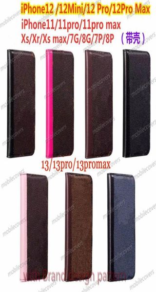 Luxurys Designers Étuis de téléphone Mode Portefeuille en cuir PU pour iPhone 14 14pro 13Pro Max Case 11ProMax X Xs XR 13 12promax filp cases1572822
