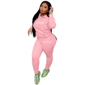 Diseñadores de lujo Trajes deportivos Mujeres Chic Set Mujer 2 piezas Elegante Dos piezas Conjuntos Outifits Sudaderas y pantalones Traje Ropa de marca