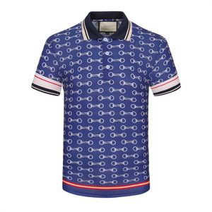 Diseñadores de lujo Verano para hombre Drees para mujer Moda POLO Camisa de algodón Hombres Turn Down Collar Casual Estilo Social Jirafa Marca Impresión Hombre Polos Tops 100% Cotto