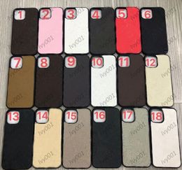 Coques de téléphone de créateurs de luxe pour iPhone 15 Pro Max 14 Plus 13 12 Mini 11 XS XR X 8 7 Plus Samsung S23 Ultra S22 Plus S21 Note 20 Coque arrière imprimée à la mode O08