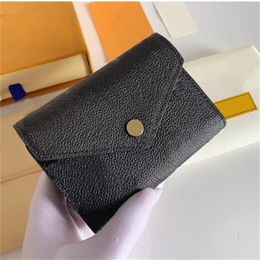 Luxurys Designers Wallets Purse Bag Fashion Short Victorine Wallet Embossed Monograms Empreinte Classic Pallas Card wallet box