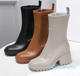 Luxurys Designers Women Rain Boots Style Welly Rubber Water Rains Shoes Boot Booties