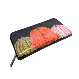 Luxurys Designer ZIPPY Geldbörsen für Damen Taschen Geldbörsen Tasche Zweiseitiger Kürbisdruck Damen Reisebrieftasche Geldbörse mit Originalverpackung