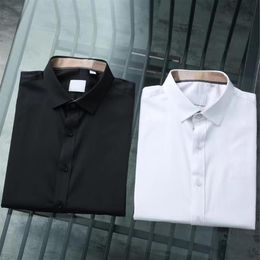 Luxurys Desingers Robe pour hommes Business Casual Shirt Sleeve Stripe Slim Masculin Social Fashion Chemise à carreaux S-3XL # 355503112