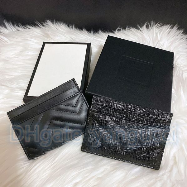 Luxurys marques célèbres femmes porte-cartes en cuir porte-monnaie de voyage en plein air portefeuilles de créateurs hommes caviar pièce de monnaie pochette de poche organisateur portefeuilles porte-cartes