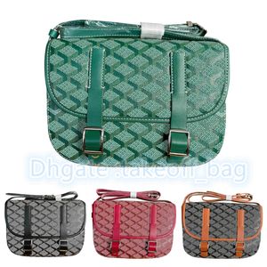 luxe mode Dames Lederen Echte CrossBody-tassen Messenger satchel heren Designer enveloptassen Reisclutch meisjesmode postbode bakken Schouderhandtassen