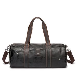 Sac de voyage en cuir de luxe Big Week-end Cowskin Duffle Main Bagage Mâle Sacs à main Grand