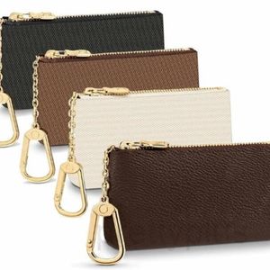 Luxurys Mens Card Holder Ladies Key Pouch Chains Wallets Coin Purse Dames Fashion Mini Bags Wallet Handtassen Portemonnees 271T