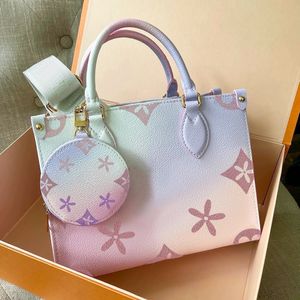 Luxurys On The Go bakken designer handtas van topkwaliteit Dames Leer bruine bloem crossbody Schoudertassen mode heren weekendtas clutch shopper met top handvat DHgate tas