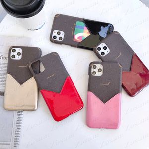 Luxurys Card de bolsillo de bolsillo de bolsillo para iPhone 15 14 Plus 13 12 Pro Máx 11 x xs XR 8 7 Flower Impresión Impresión COQUE DE COQUE COQUE DESIGNILIDAD