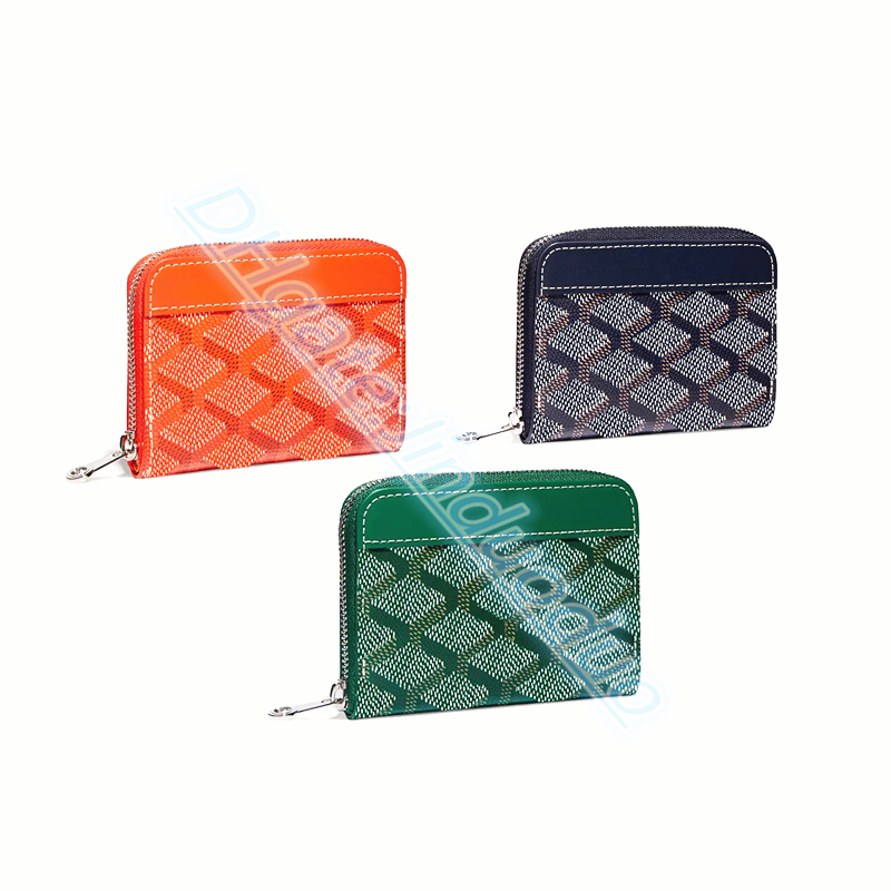 Luxurys quality designer card holder Wallets wholesale Genuine Mini Leather Purse with box famous single wallet Men Women's holders Coin Key Pocket Interior Slot