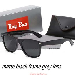 Luxurys Ray Designer Heren dames Gepolariseerde zonnebril Adumbral Goggle UV400 Brillen Klassieke merkbrillen P2140 Herenzonnebril Rays Bans Metalen frame met doos