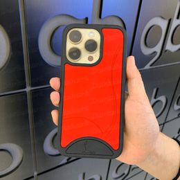 Luxurys Red Botton Sole Caja del teléfono para iPhone 15 14 13 12 11 Pro Max X XS XR 8 7 Plus Diseñador de moda de goma Impresión Diseñador Cubierta de teléfono celular Lady Girl Coque