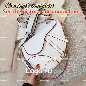 Saddle Bag Shoulder Bag Designer D Crossbody Bag Letter Classic Leather Bag Bag Baged Edición correcta Contáctame para ver fotos