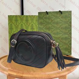 Luxurys Soho Disco Bolsa de hombro Bolsas de diseño Letra G Borla Bolsos Mujeres Cuero con flecos Messenger Monedero Diseñador Cross Body Bolsas Monedero Bolso de embrague