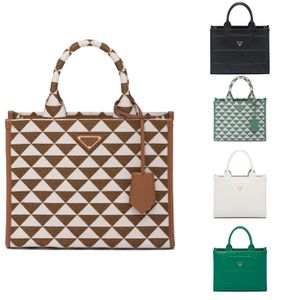 Luxurys Symbole Tote Sac 3Size grand créateur de sacs à main broderie de mode Sac triangle pour femmes