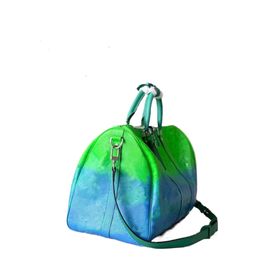 Luxurys Travel Bag Designer Bags Womens Bags 50 Boston 59712 50b Blue Green Fashion Purse 7a Top Quality