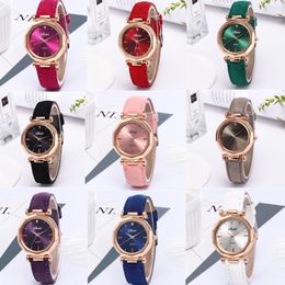 Luxurys Bekijk Rhombus Design Pu Leather Band Quartz horloges voor vrouwen Girls Jurk Polship Pointer Analoge pols Watch Bracelet Mother Day Lovely Decoratie