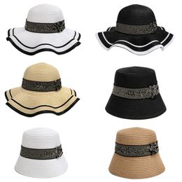 Luxurys brede randbrief Letter Bucket Baseball Caps Designer hoeden voor vrouwen modehoeden feest trend reizen buckethats hoge kwaliteit