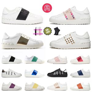 Luxe Femmes Hommes Open Sneaker Designer Chaussures Panda Blanc Noir Rose Rouge Or Rivets Plate-forme Vintage Formateurs DHgate Mocassins Robe De Mode Chaussure Taille 12