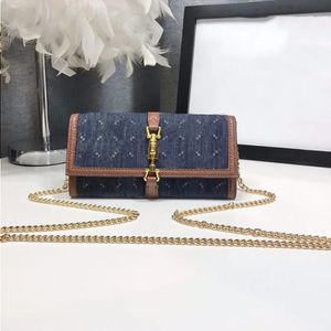 Luxe Dames Portefeuilles Ontwerpers Schoudertas met ketting Dagelijkse opslag Portemonnee Kaarthouders Mode Portefeuilles Dame Mini Messenger Bags