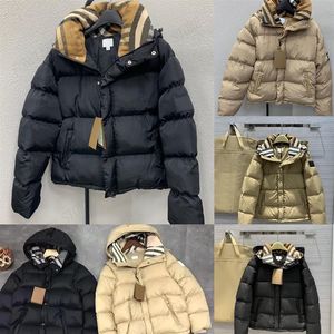 Luxury's dames down jas mode brief met capuchon downs jas winter dikte parka outmeerden top unisex warme katoenen kleding sml358l