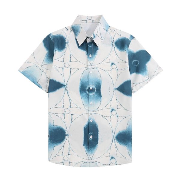 Luxuryss Designer Shirts Mens Fashion Chemise de bowling à imprimé géométrique Hawaii Floral Casual Shirts Hommes Slim Fit à manches courtes Variété m-3xl 00