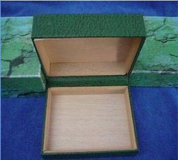 LuxuryTop Quality Vintage Wood Watch Box Case Geneve Suisse Green Box Boîte et certificat décoratifs4556774