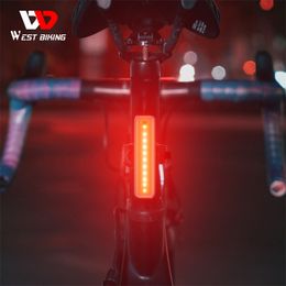 Luz leidde Trasera Para Bicicleta, Resistente Al Agua, Recargable Por USB, Luz Trasera de Seguridad, Para Montar en Bicicleta