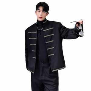 Luzhen Fi nouveaux hommes vestes printemps tendance Ribb Niche Design décontracté vêtements coupe large Style coréen Elgance hauts 25330d 445o #