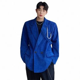 Luzhen Original Design Velours Côtelé Costume Manteau Hommes 2024 Nouveau Fi Rue Élégant Blazer Occasionnel Veste Coréenne Vêtements À La Mode LZ1391 D8I7 #