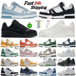 lvse Designer Casual Shoes Noir Blanc Bleu Bleu Marine Orange Vert Voyage Jaune Rose Marron Orange Chaussures de tennis Mode pour hommes et femmes Chaussures de sport en plein air