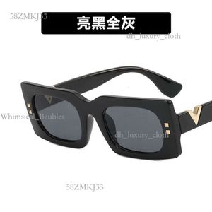LVSE LouiseviUeUtion Square Rice Nail Sunglasses Sunglasses en V Lunettes de soleil LVSE Luxurys Luxurys Sunglasses à la mode