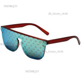 Louces de soleil LVSE Louiseviution Sunglasses Designer Luxury Nouvelle mode Printe imprimement imprimé Luis Viton Lunettes de soleil et Lunettes de soleil pour hommes Tende de photographie Rétro 343