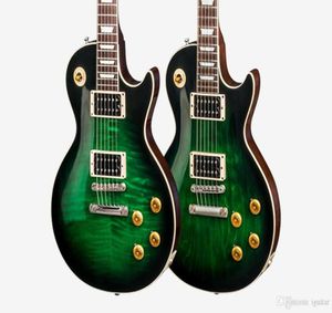 Lvy Electric Guitar Custom Shop Slash Anaconda Burst Green Burst Dark Brown Back9530084