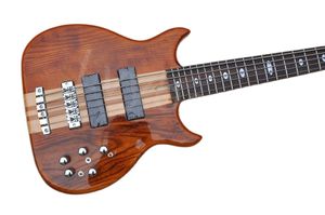 Lvybest – guitare basse électrique à 5 cordes, avec matériel chromé, manche en palissandre, corps traversant, offre un Service personnalisé